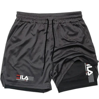 Men's 2-in-1 Running Sports Shorts