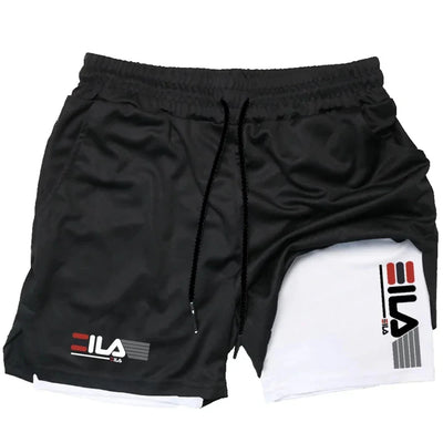 Men's 2-in-1 Running Sports Shorts