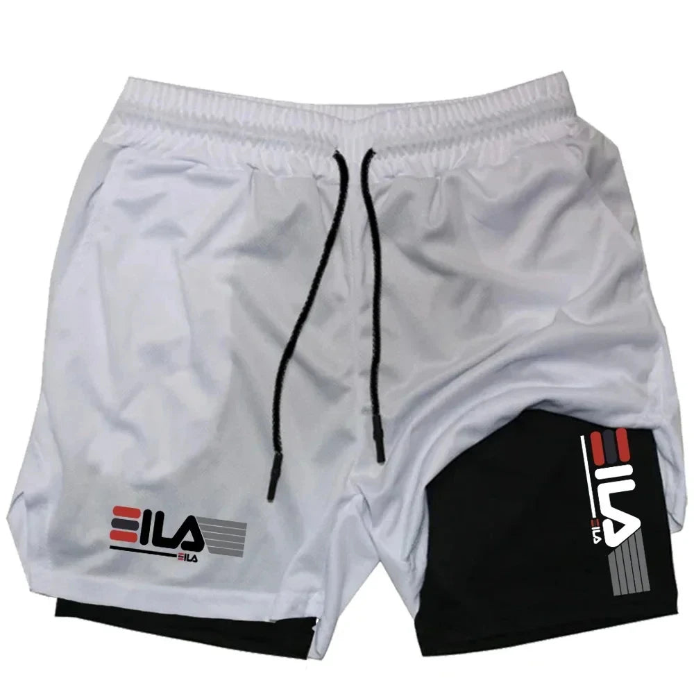 Men's 2-in-1 Running Sports Shorts
