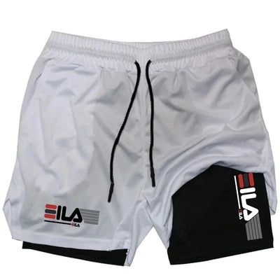 Men's 2-in-1 Running Sports Shorts